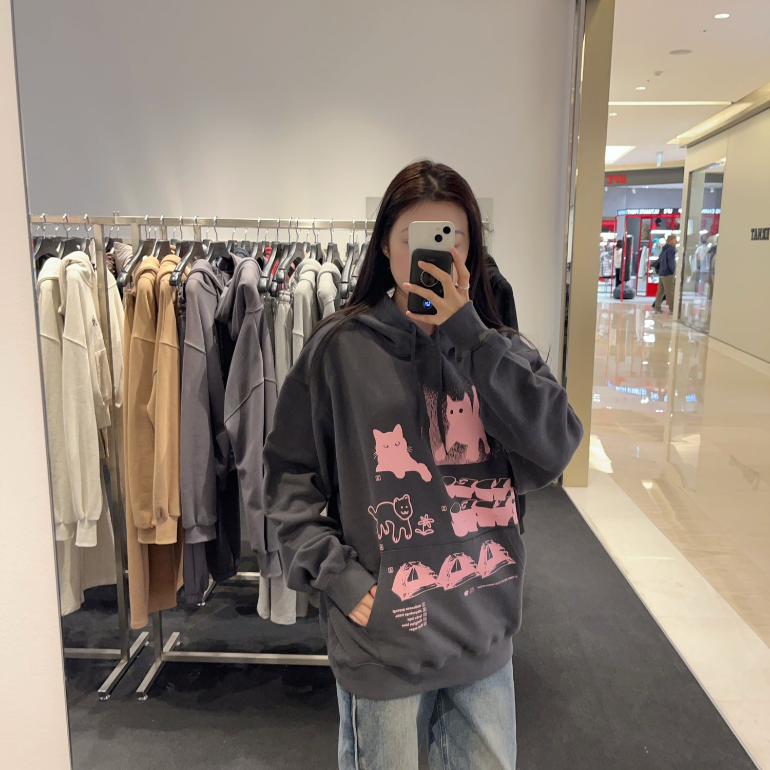 韓國 Video Jockey IBEUMYEON BARO HIPSTER HOODIE（不加絨款）【VJ006】 - STT Mall HK 靚太網購