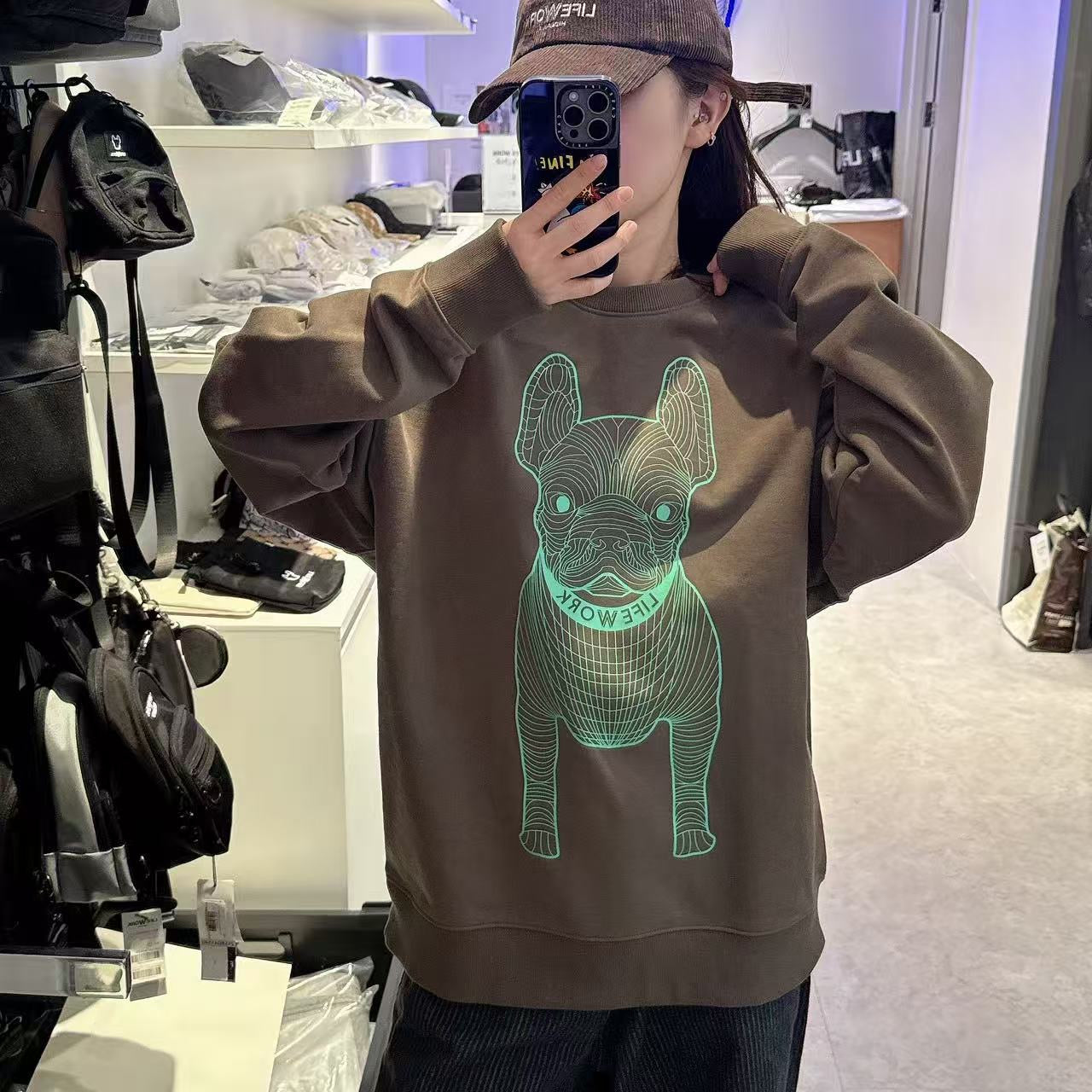 韓國 LifeWork Big Radog Sweatshirt【LW016】