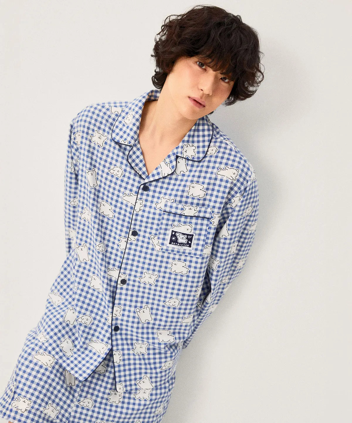 韓國 SPAO Maltese Long-Sleeved Pajamas【SP389】