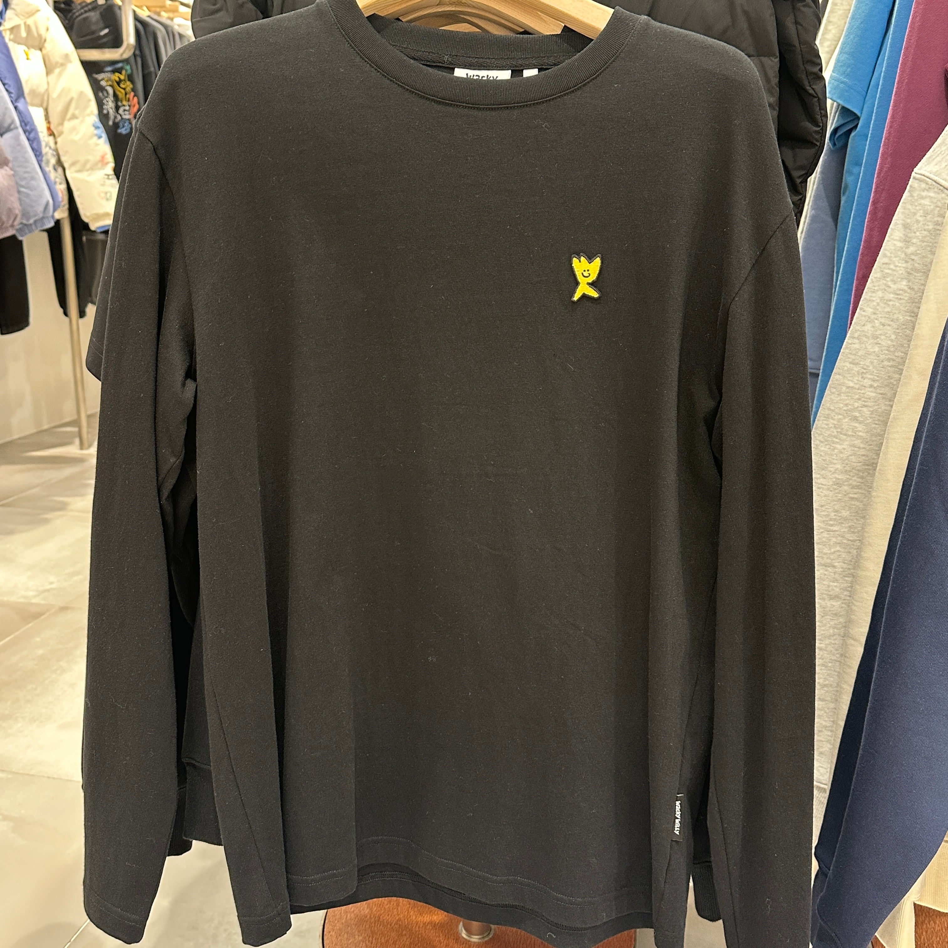 韓國 Wacky Willy Basic Typo Long Sleeve【WW119】