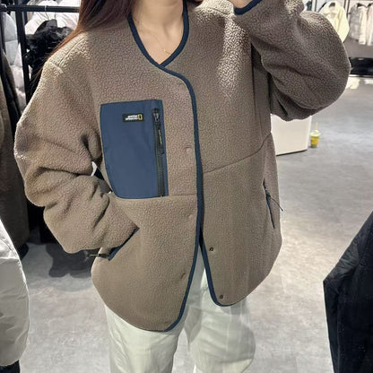 韓國 National Geographic Osukuni Quilted Reversible U-Neck Jacket【NG099】