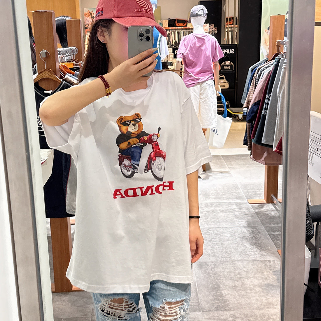 韓國 Honda Honda Bear T-shirt【HO002】