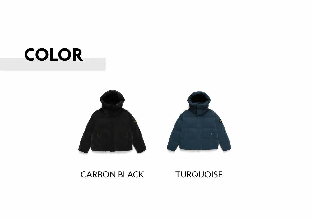 韓國 National Geographic Glossy Short-Length Hoodie Down Jumper【NG130】