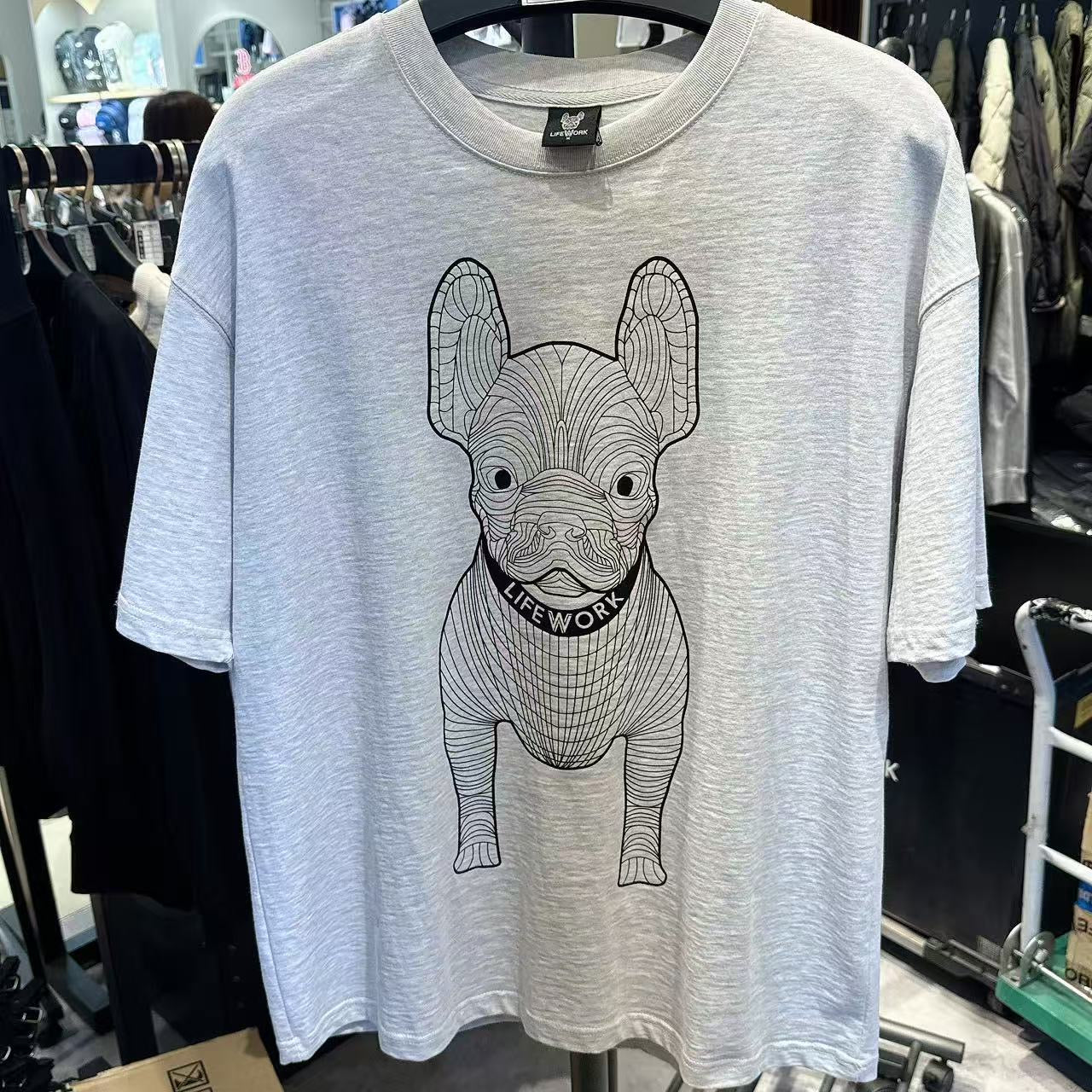 韓國 LifeWork Big Radog Short Sleeved T-shirt【LW042】