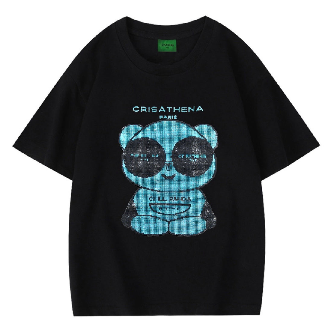 Crisathena X Chill Panda Glam T-shirt【SM205】
