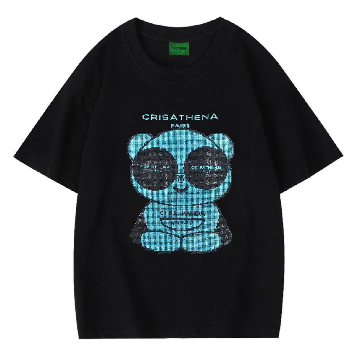 Crisathena X Chill Panda Glam T-shirt【SM205】