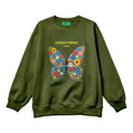 Crisathena Flowers Butterfly Sweatshirt【SM284】