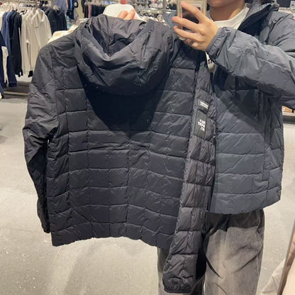 韓國 FILA Lattice Quilted Hooded Down Lightweight Padding (鵝絨)【FA028】