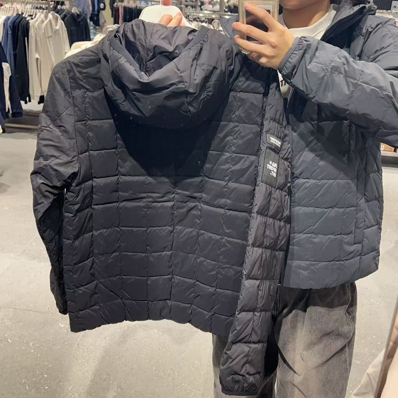 韓國 FILA Lattice Quilted Hooded Down Lightweight Padding (鵝絨)【FA028】