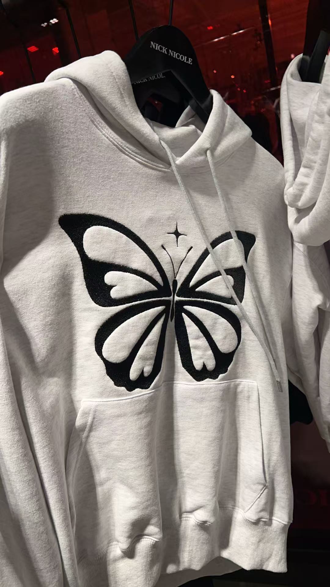 韓國 Nick Nicole Big Volume Butterfly Hoody【NK011】