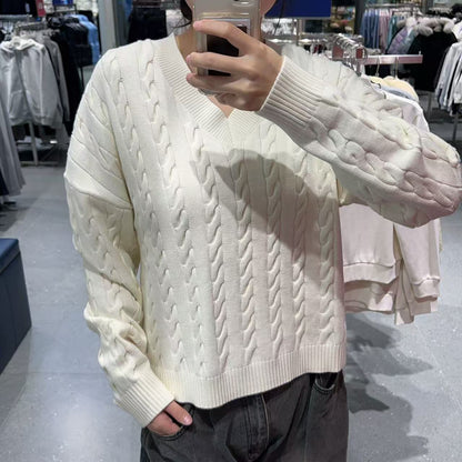 韓國 FILA CASA FILA V-neck Knit【FA055】