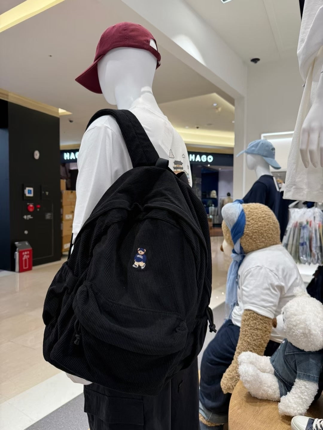 韓國 SPAO Corduroy Backpack【SP197】