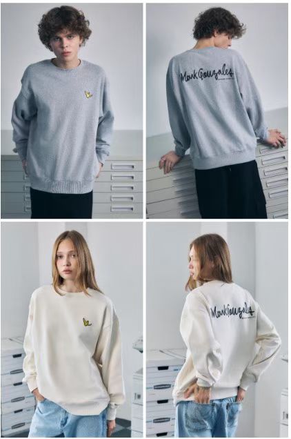 韓國 Mark Gonzales Angel Wappen Sweatshirt【MG174】