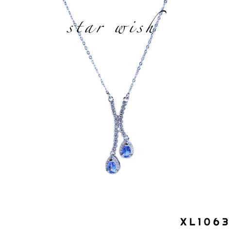 Star Wish S925銀 坦桑石頸鏈 XL1063【SS479】