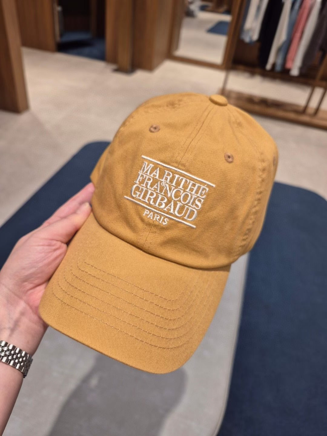 韓國 Marithe Francois Girbaud Small Classic Logo Cap【MF713】