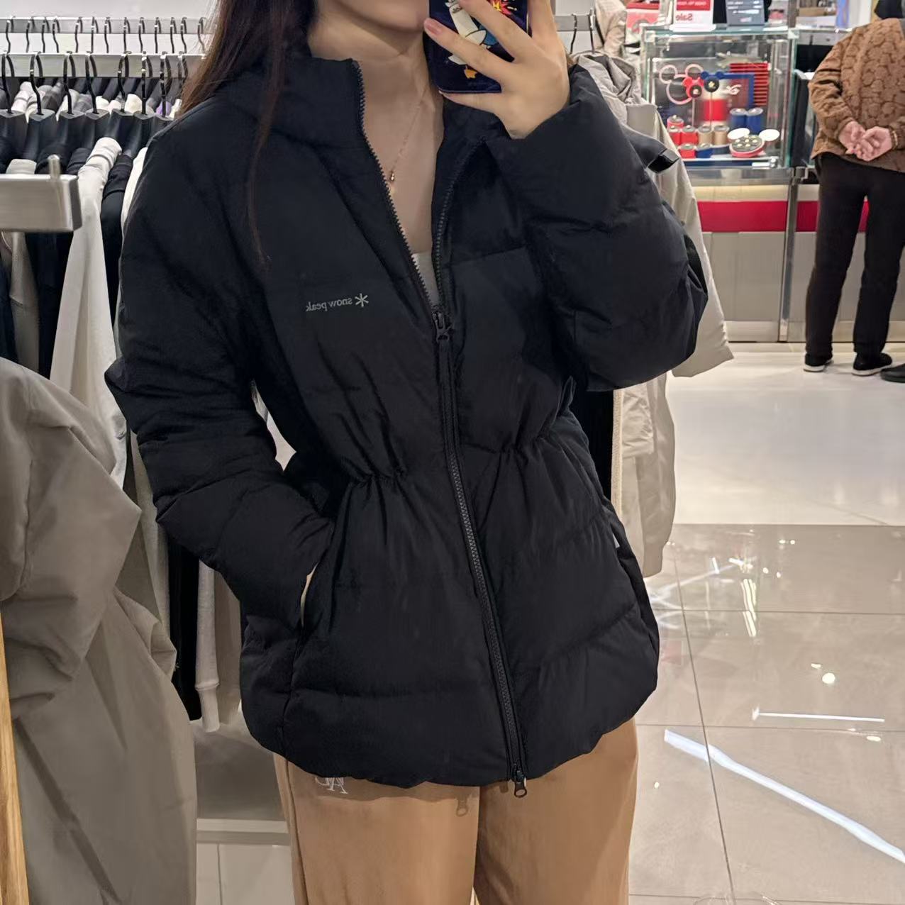 韓國 Snowpeak Landair Women's Hooded Mid-Length Down Jacket (鴨絨)【SN066】