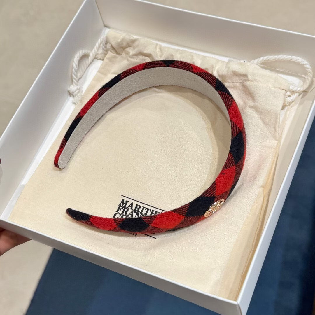 韓國 Marithe Francois Girbaud Circle Logo Hair Band【MF709】