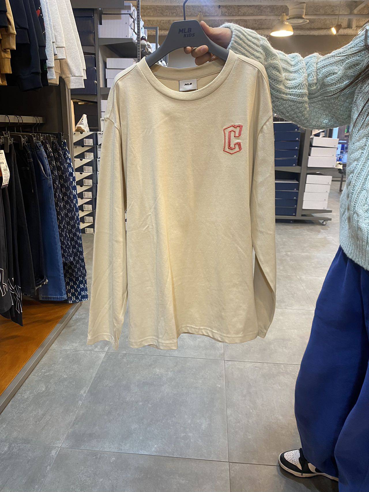 韓國 MLB KIDS Basic Lettering Logo T-Shirt 【MB127】 - STT Mall HK 靚太網購