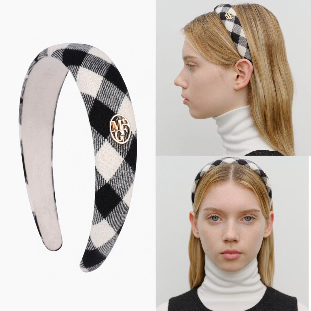韓國 Marithe Francois Girbaud Circle Logo Hair Band【MF709】