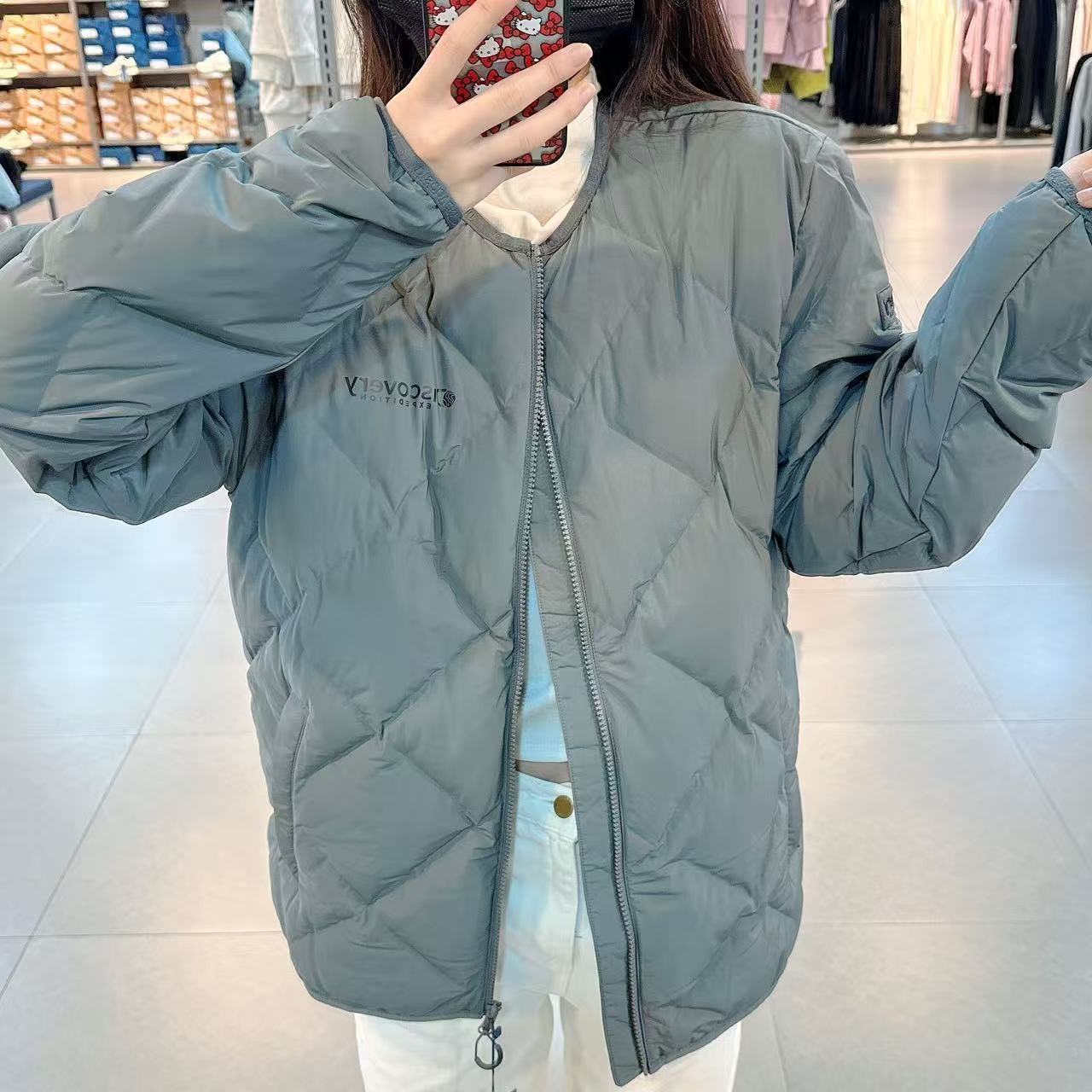 韓國 Discovery Dehas U-Neck Tube Goose Down Lightweight Padding (鵝絨)【DY145】