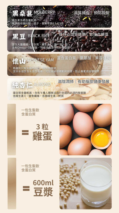 白燕烏黑養腎精華生髮飲 100ml【SM032】