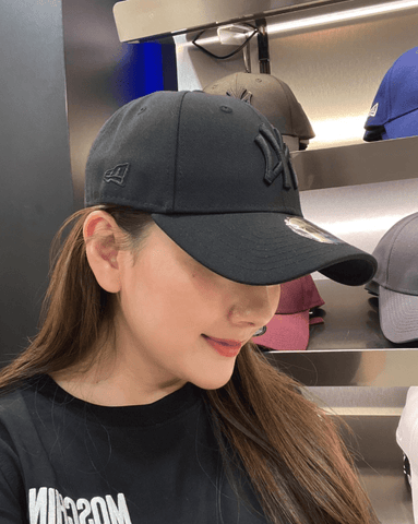 韓國 MLB New York Yankees black on black ball cap - STT Mall HK 靚太網購 -- Default Title
