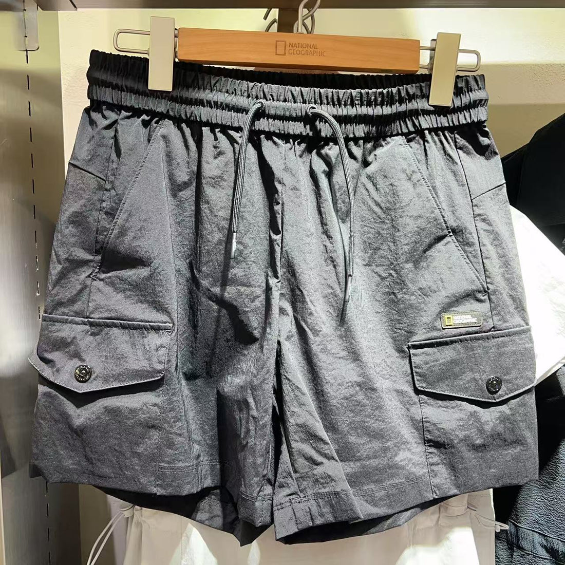 韓國 National Geographic Signus Woven Stretch Cargo Shorts【NG714】
