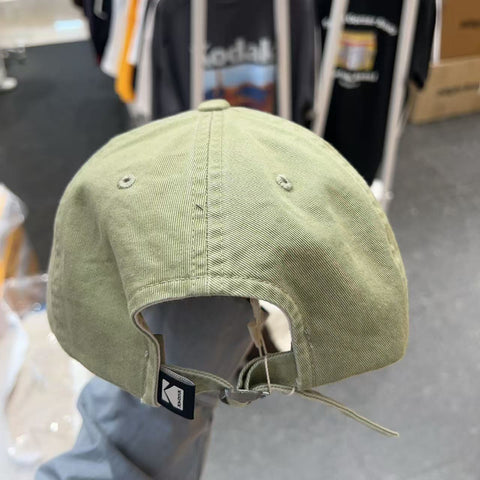 韓國 Kodak Relaxed Fit Square Logo Ball Cap【KK030】