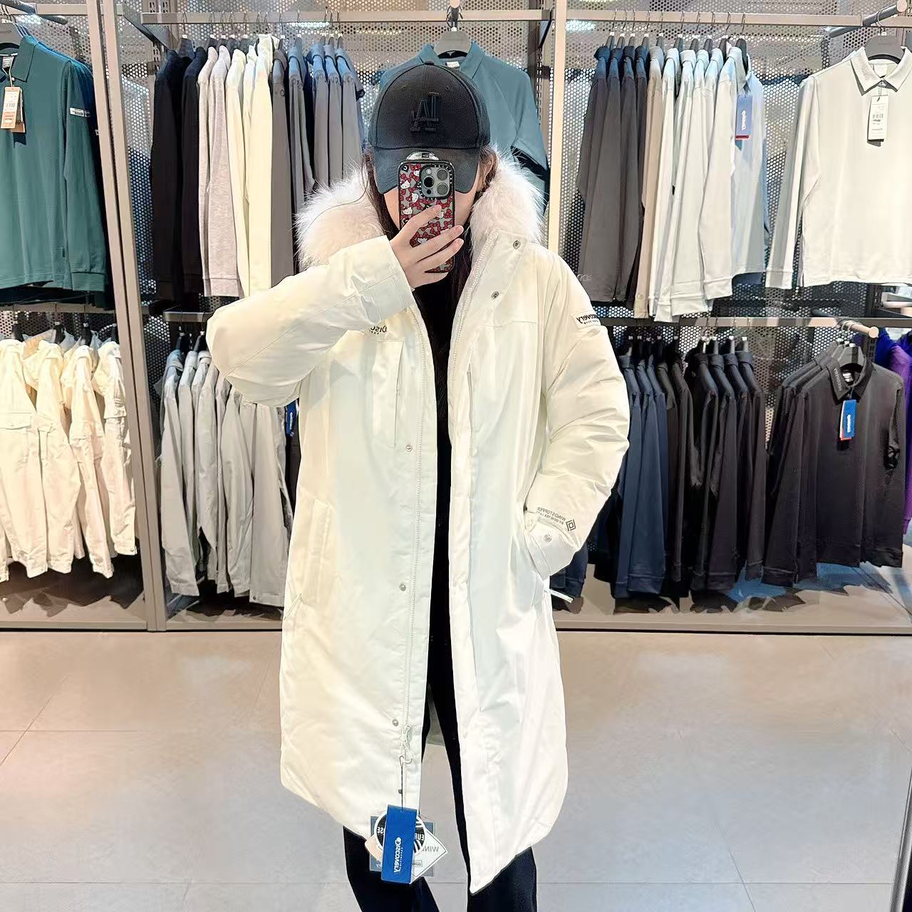 韓國 Discovery Women's Bergen Gore Windstopper Goose Down Long Padding (鵝絨)【DY181】