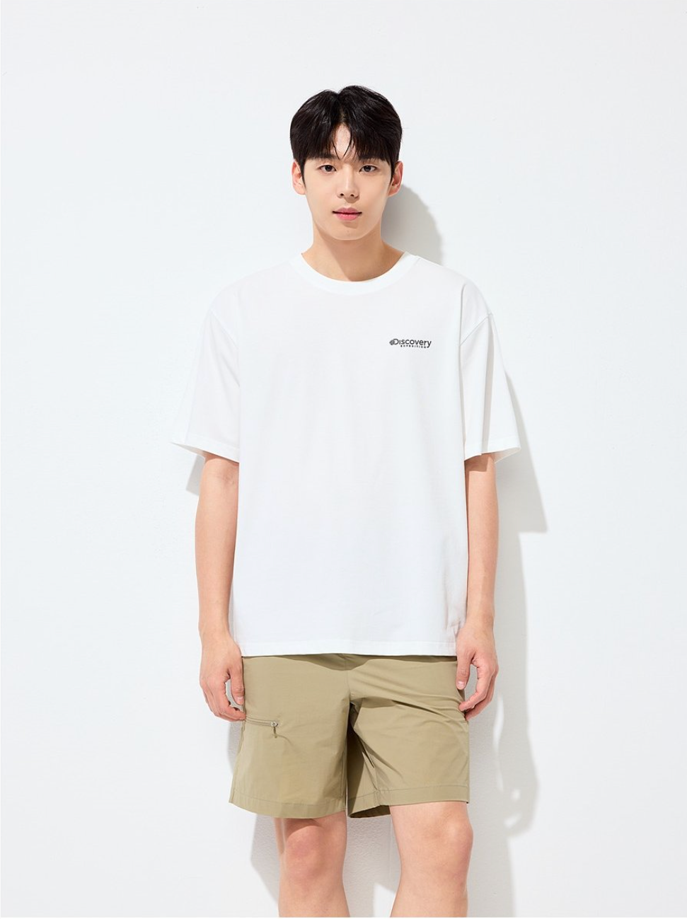 韓國 Discovery Freshvent Carabiner Short Sleeve T-Shirt凉爽防晒面料【DY025】