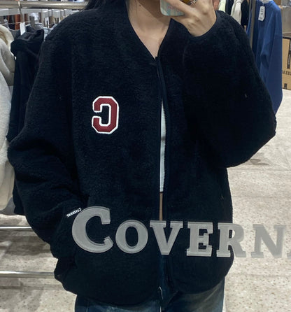 韓國 Covernat C Logo Caraless Sherpa Jacket【CO016】 - STT Mall HK 靚太網購
