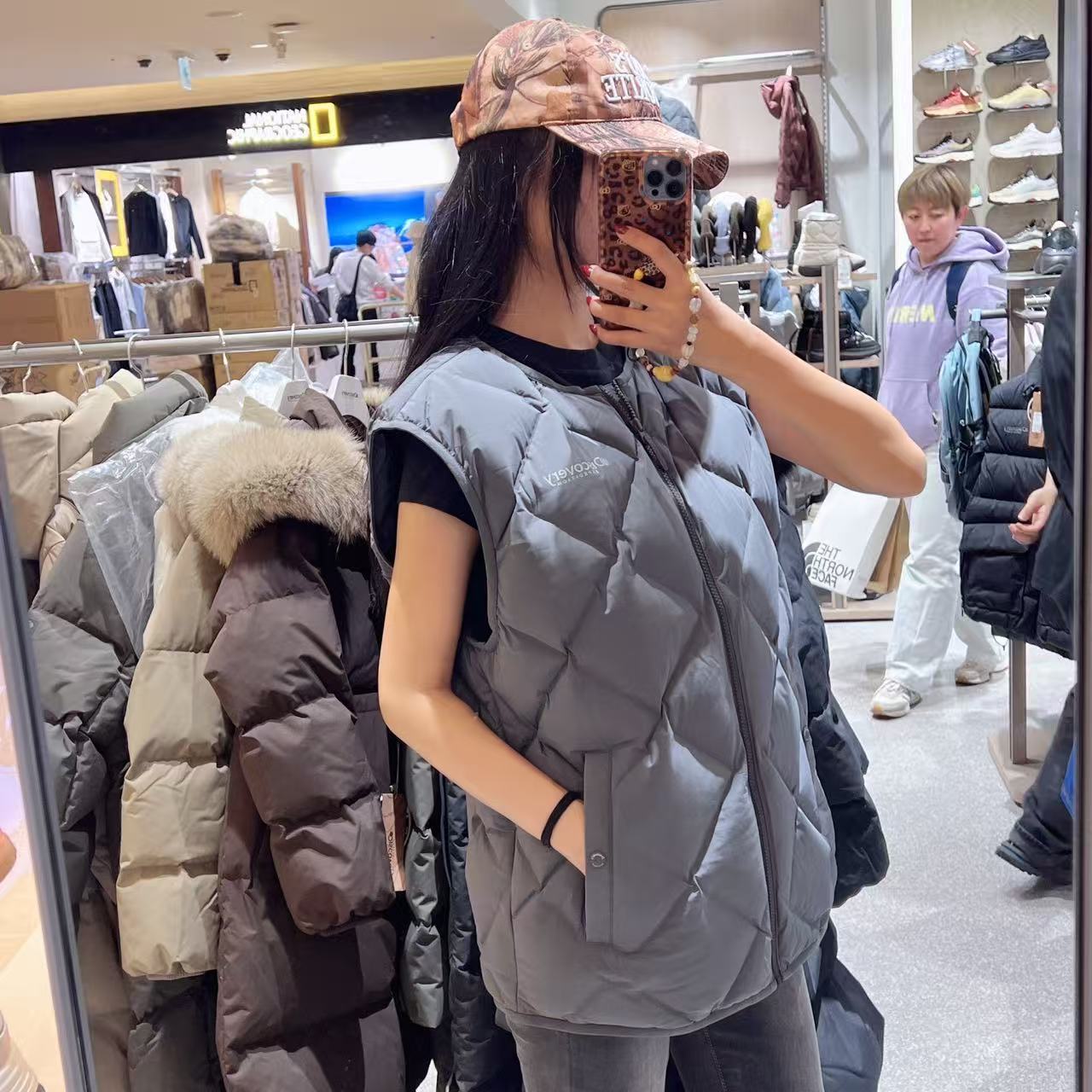 韓國 Discovery Men's Dihas Tube Down Vest【DY057】