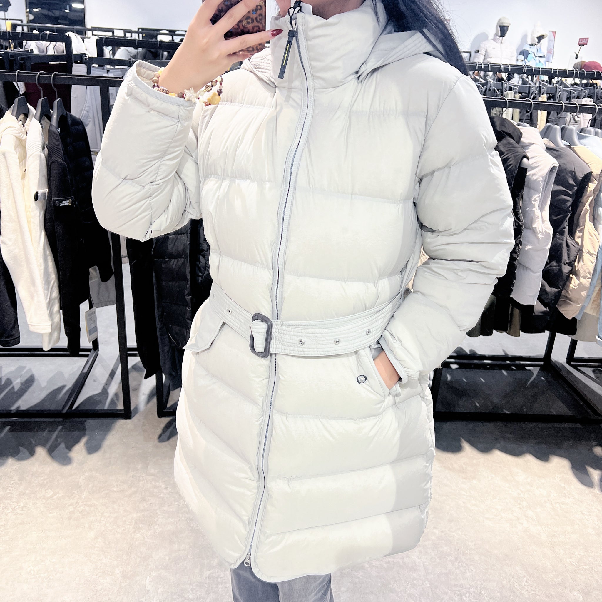 韓國 National Geographic Women's Egretta Long-Length Tube Goose Down Jumper (鵝絨)【NG061】