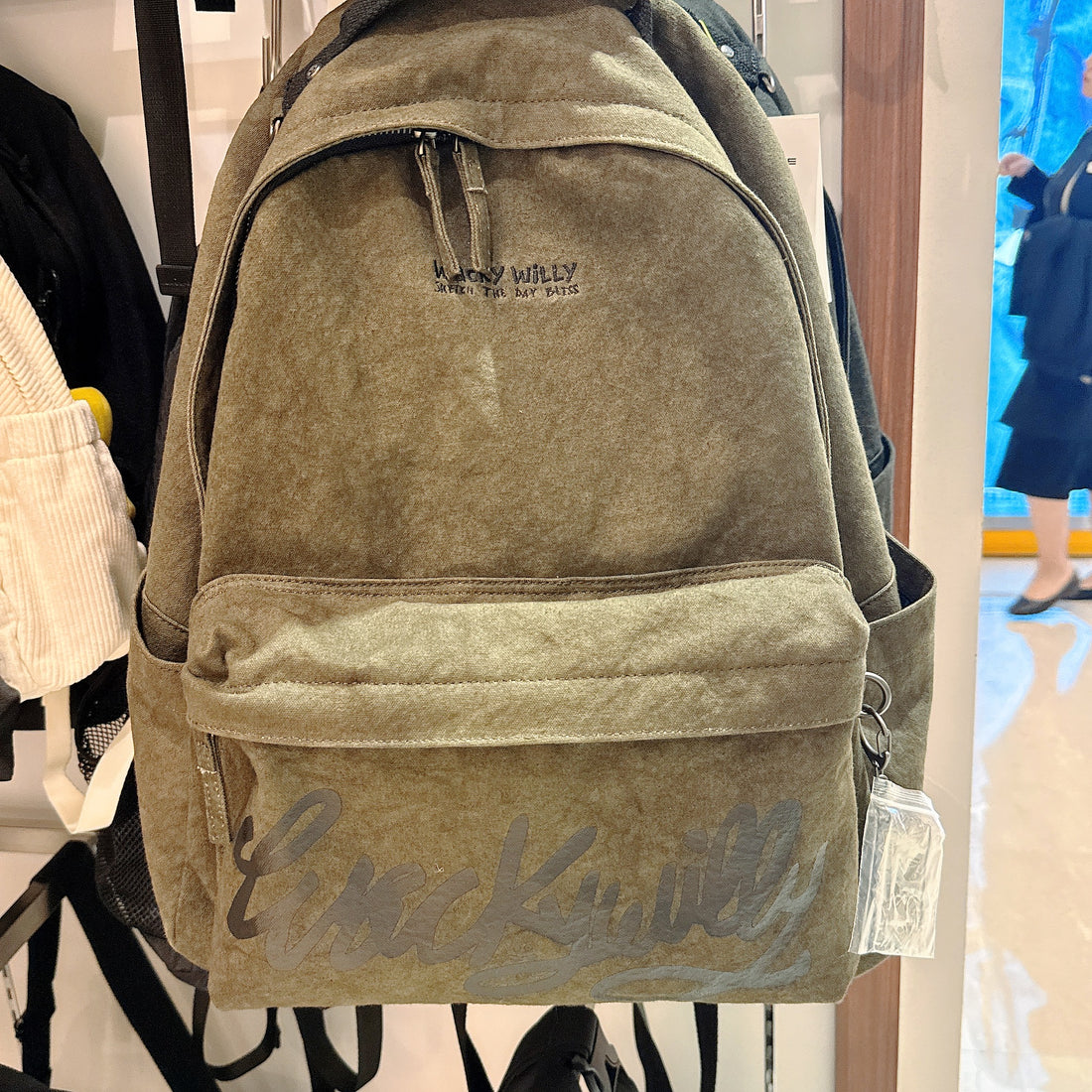 韓國 Wacky Willy Crack Washing Daily Backpack【WW054】