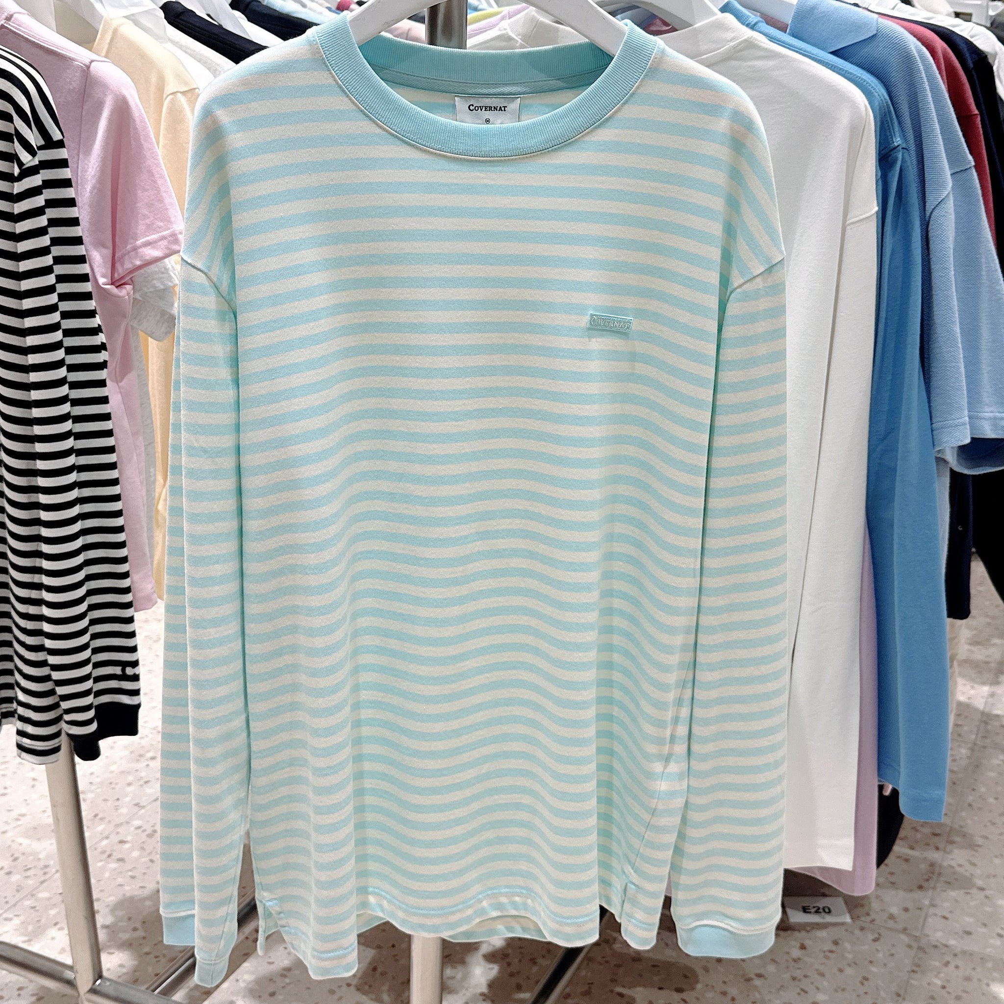 韓國 Covernat Basic Stripe Long Sleeve【CO065】