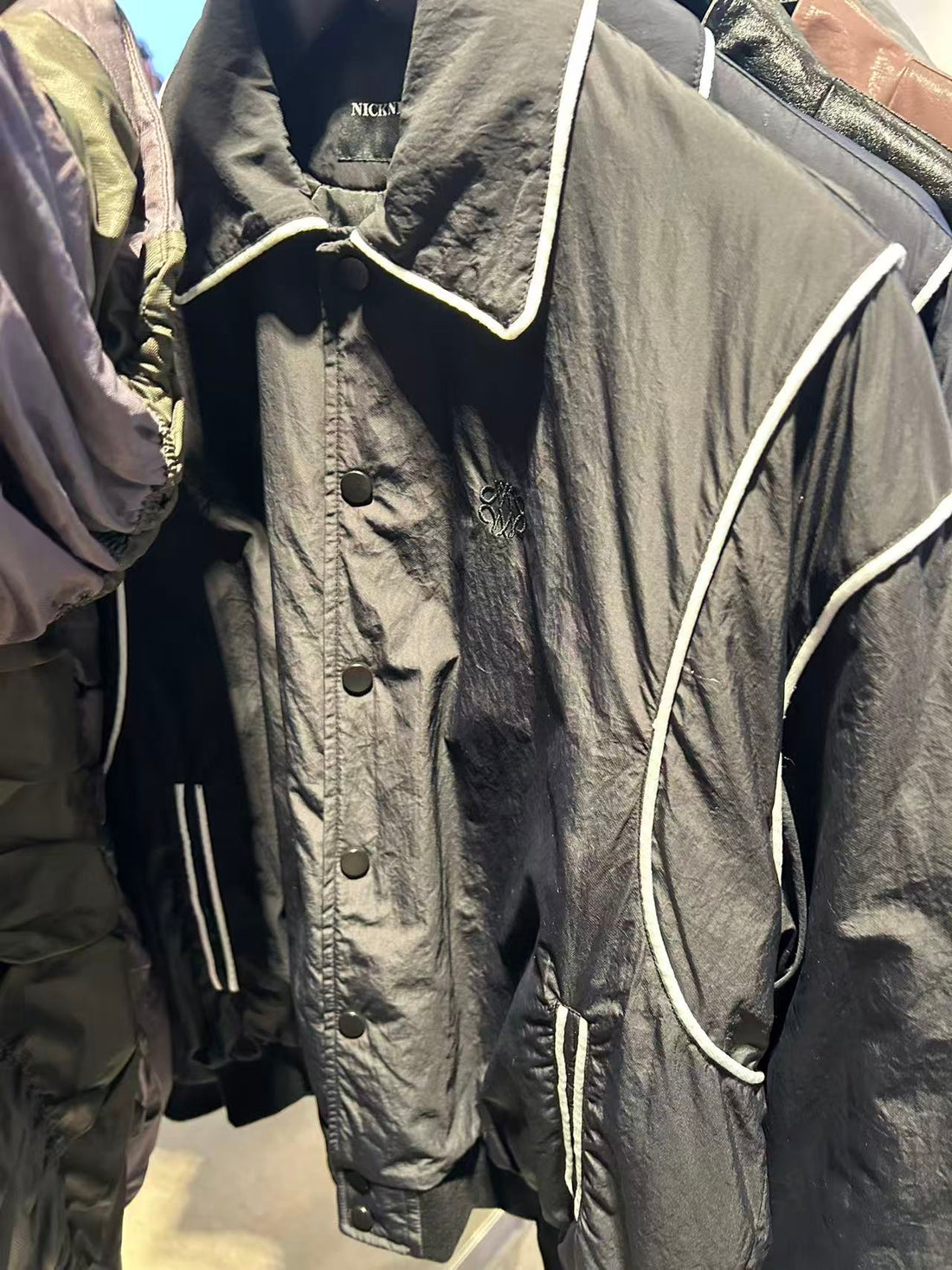 韓國 Nick Nicole Varsity padding Jumper【NK063】