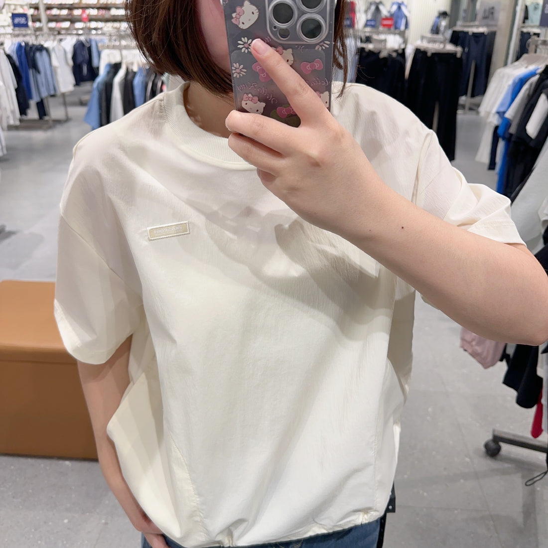 韓國 FILA Lightweight Stretch Woven Short Sleeve T-shirt【FA315】