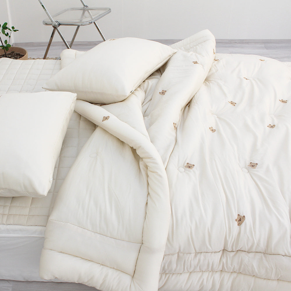 韓國 刺繡表情小熊莫代爾【SM412】