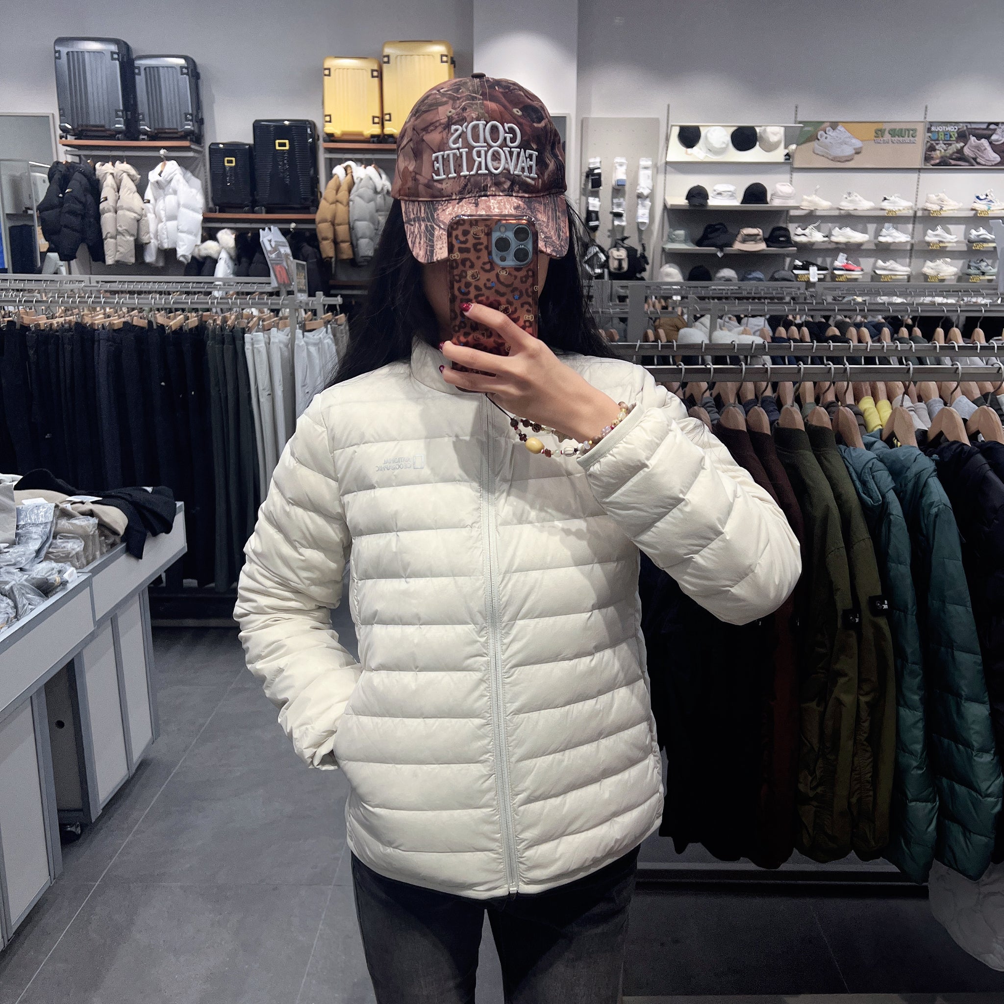 韓國 National Geographic Women's Arctic High Neck Tube Goose Down Jumper (鵝絨)【NG183】