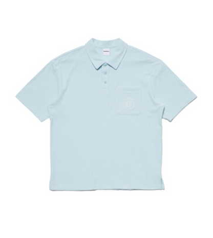 韓國 Markm Solid Terry Set-Up Collar T-Shirt【MA193】