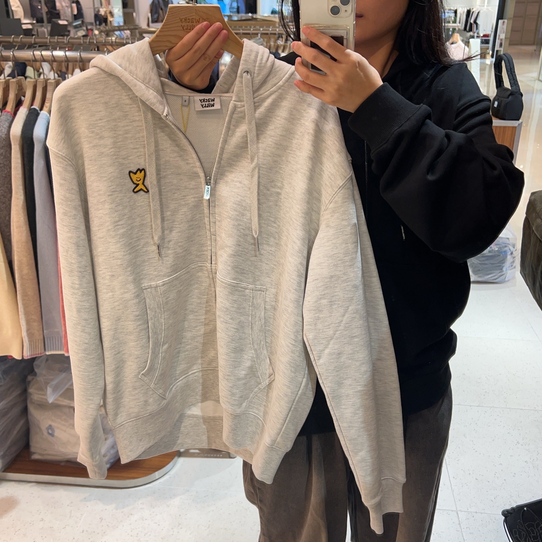 韓國 Wacky Willy Kiki Logo Hoodie【WW030】