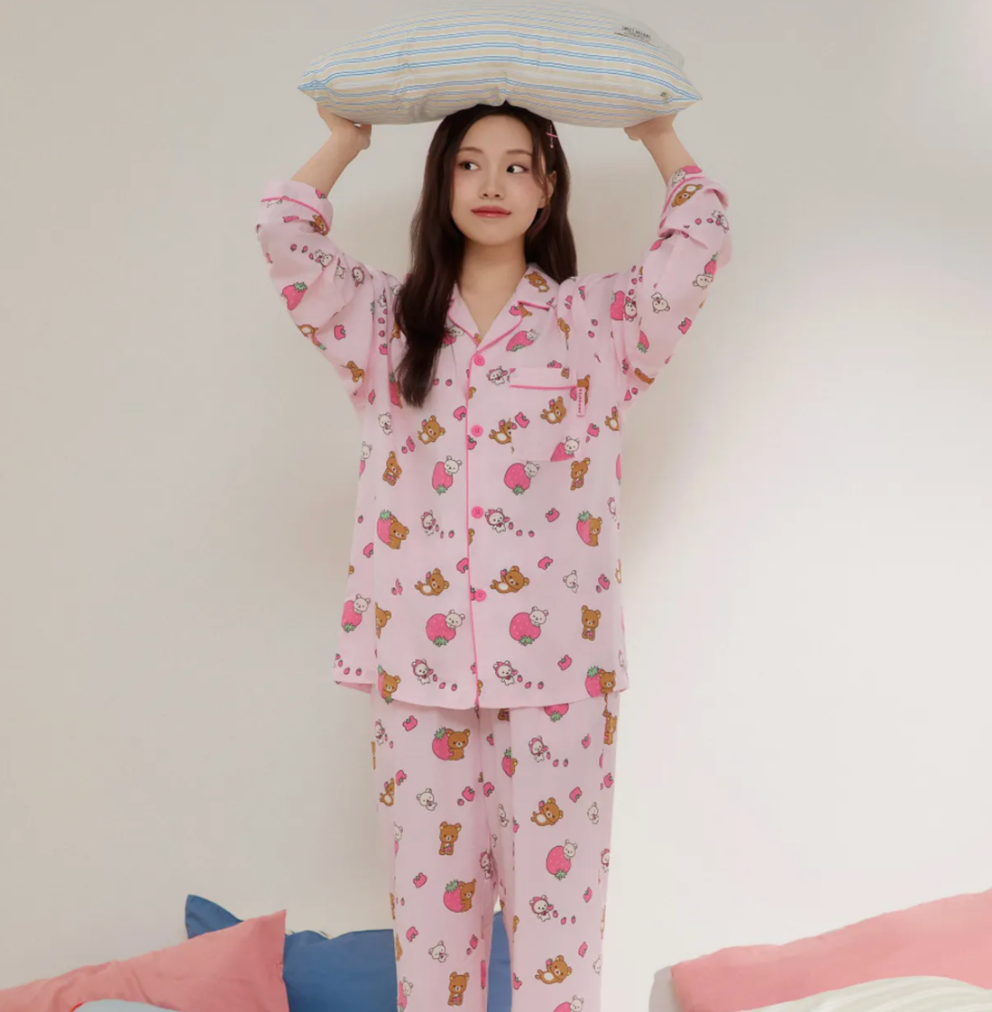 韓國 SPAO Free Time Long Sleeve Pajamas【SP217】