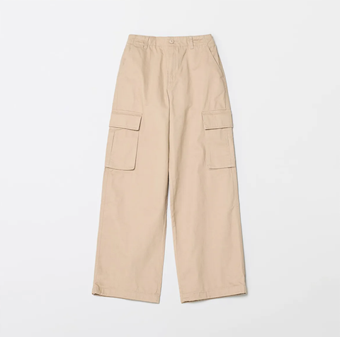 韓國 SPAO Women's Cargo Wide Pants【SP206】