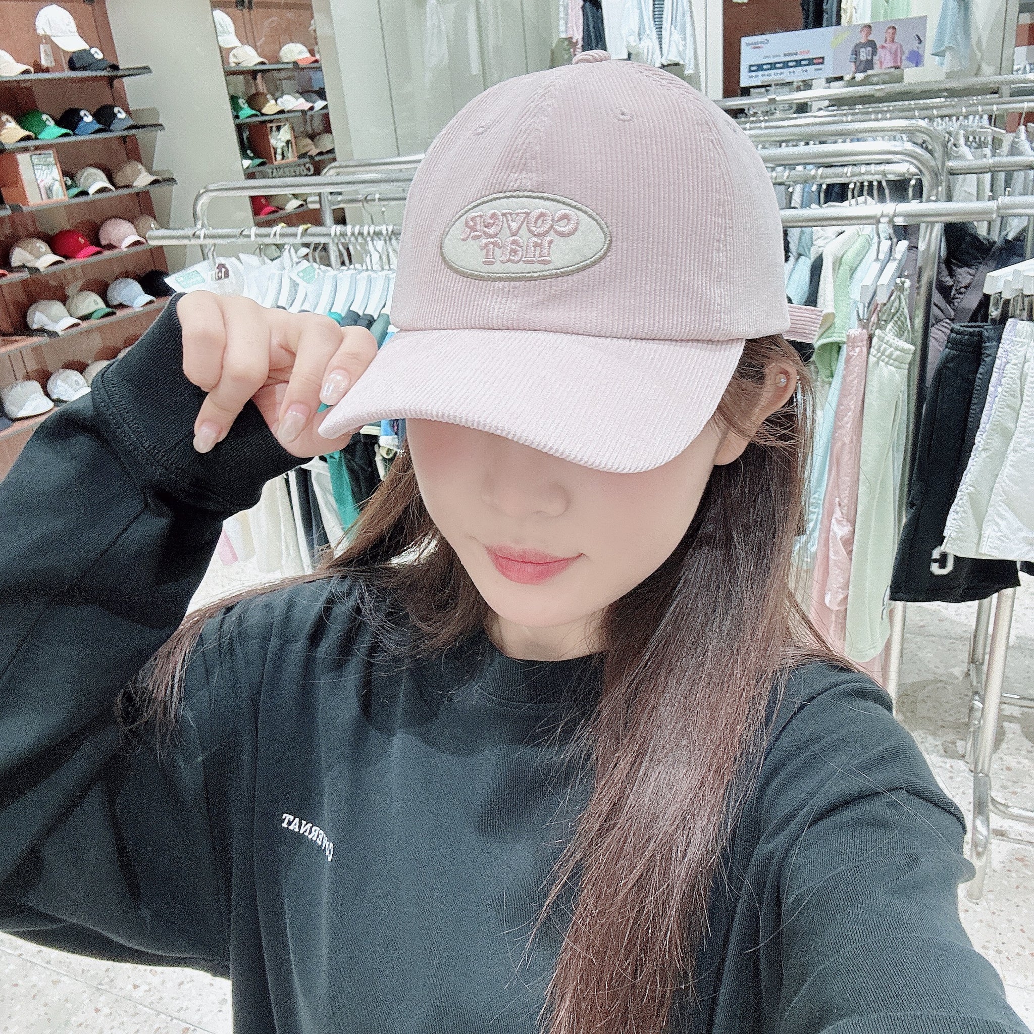 韓國 Covernat Cloverheart Corduroy Wappen Ball Cap【CO080】