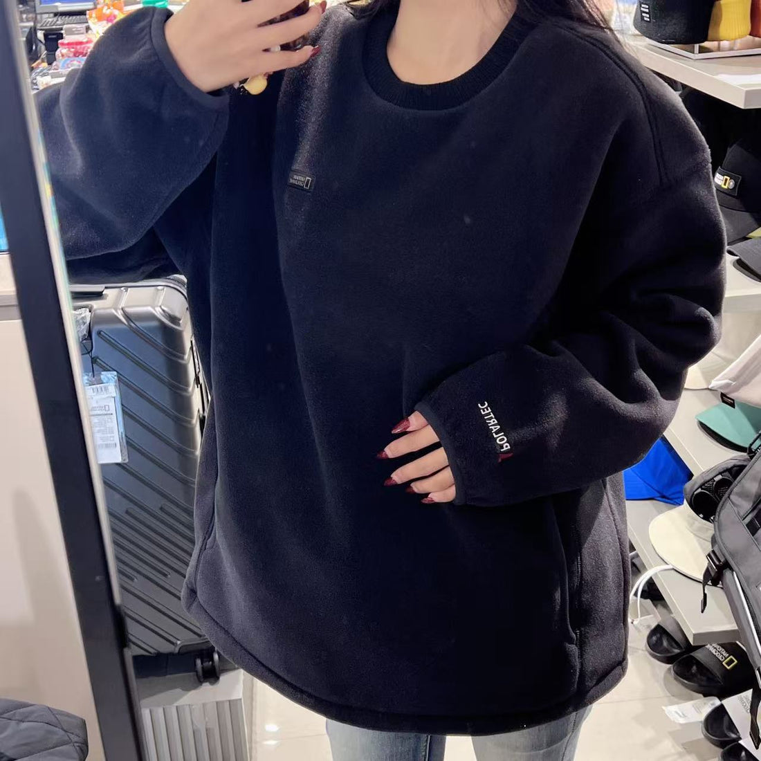 韓國 National Geographic Naos Fleece Long Sleeves【NG139】