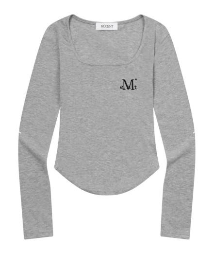 韓國 Mucent Aeina Slim Fit Square Neck T【MU181】