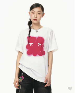 韓國 Video Jockey Devil and Angel T-Shirt【VJ031】