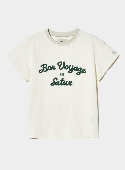 韓國 Satur (W) Satur Logo Voyage T-Shirt【SR008】