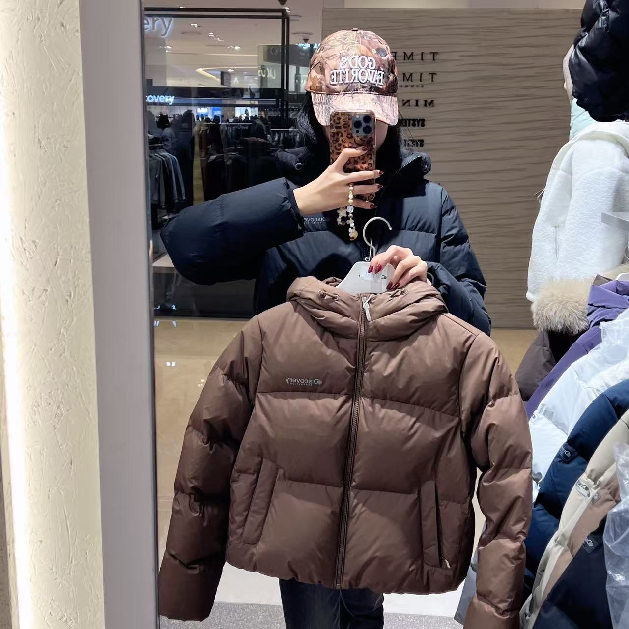 韓國 Discovery Women's Olia Glow Down Short Padding (鴨絨)【DY084】