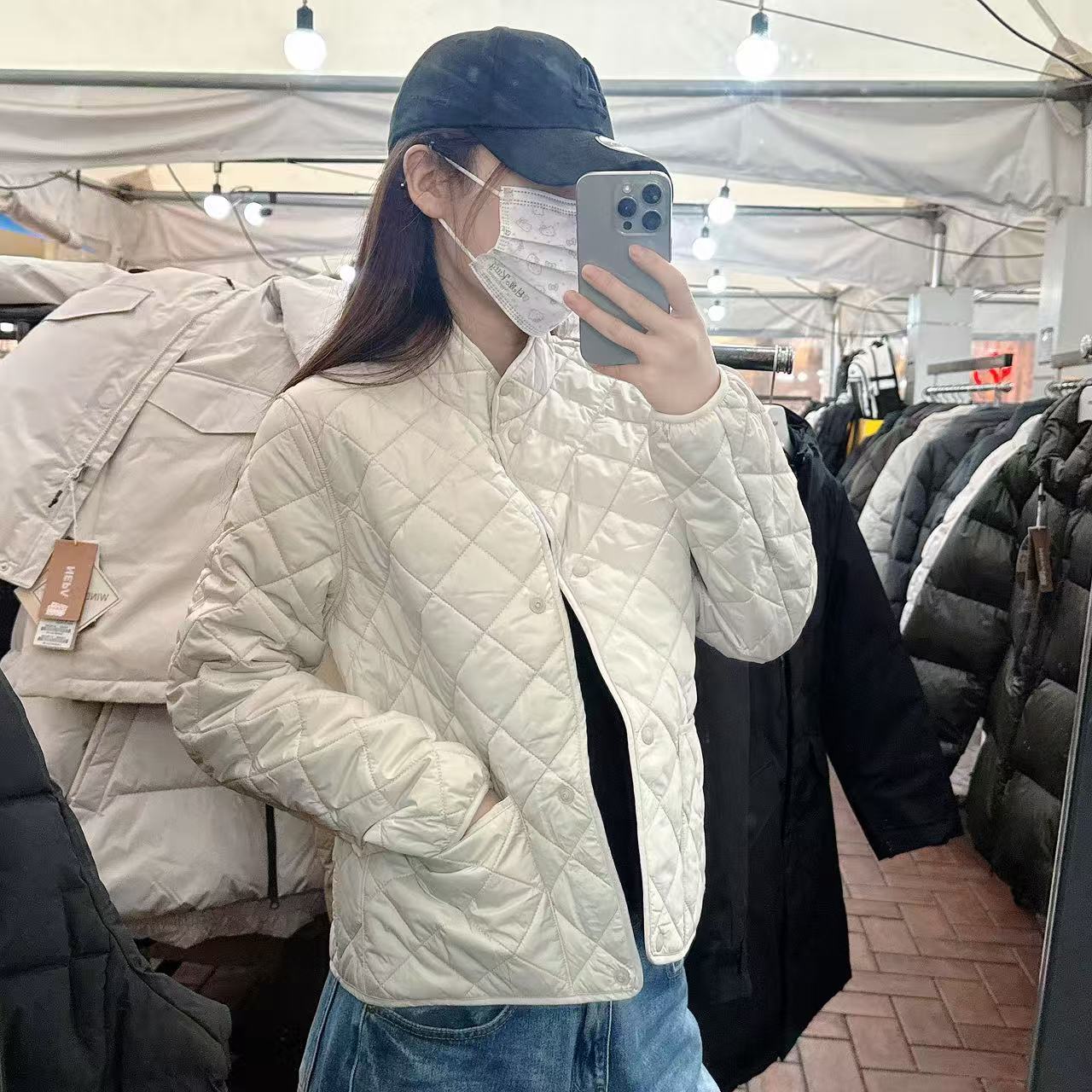 韓國 NEPA Women's Ventus Gore Windstopper 3-in-1 Hooded Long Goose Down Jacket (鵝絨)【NA025】